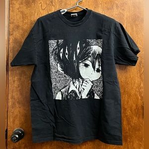 Omori Omocat black tee